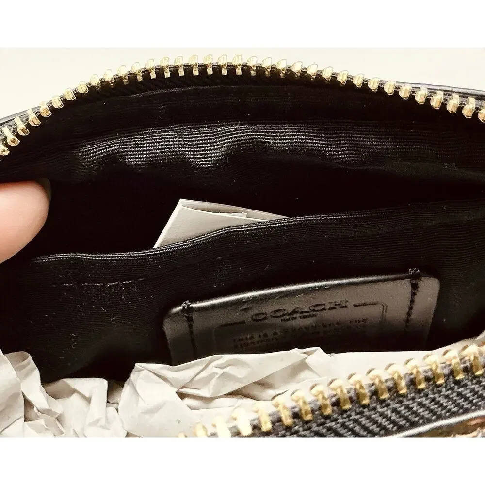 Coach Jamie Jes 20 Crossbody Bag With Leopard Animal Print Authentic NWT - Picture 11 of 14